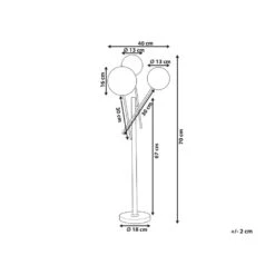Beliani Tafellamp TAMESI - Goud Glas 6 Beliani Tafellamp TAMESI - Goud Glas -Huishoudelijke Voorwerpen Winkel 0c7eb8989ea24ef9a13489106a2a60fd