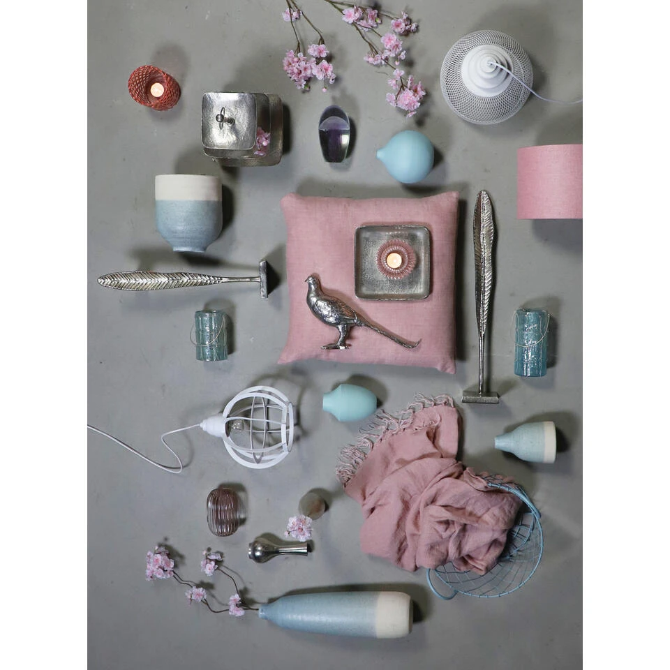 Cilinder Lampenkap Livigno - Roze - Ø30x21cm 4 Cilinder Lampenkap Livigno - Roze - Ø30x21cm - Afbeelding 4