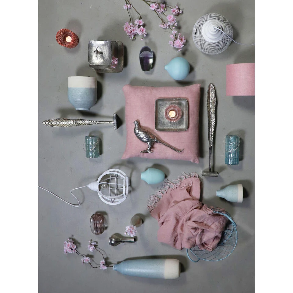 Cilinder Lampenkap Livigno - Roze - Ø30x21cm 3 Cilinder Lampenkap Livigno - Roze - Ø30x21cm - Afbeelding 3