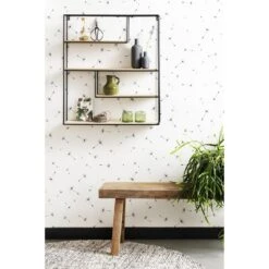 Lifa Living Bilbao Wandrek Hout En Metaal XL -Huishoudelijke Voorwerpen Winkel 1000009733 0102