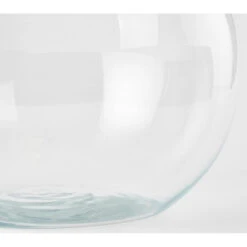 Mica Decorations Vaas - Bolvormig - Glas - Transparant - 20 X 25 Cm -Huishoudelijke Voorwerpen Winkel 1000011371 0102