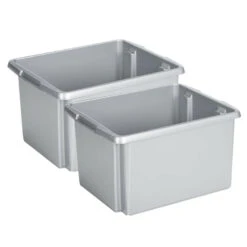 Nesta Opbergbox 32L Grijs -Huishoudelijke Voorwerpen Winkel 1000014081 0102