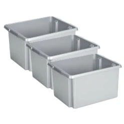 Nesta Opbergbox 32L Grijs -Huishoudelijke Voorwerpen Winkel 1000014081 0103
