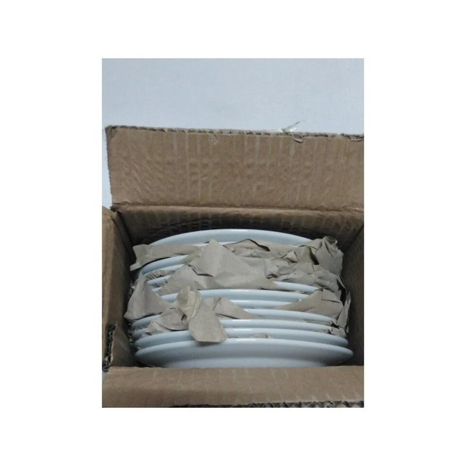 Merkloos Gebaksbordjes - 12x Stuks - Wit - Porselein - D18 Cm 2 Merkloos Gebaksbordjes - 12x Stuks - Wit - Porselein - D18 Cm - Afbeelding 2