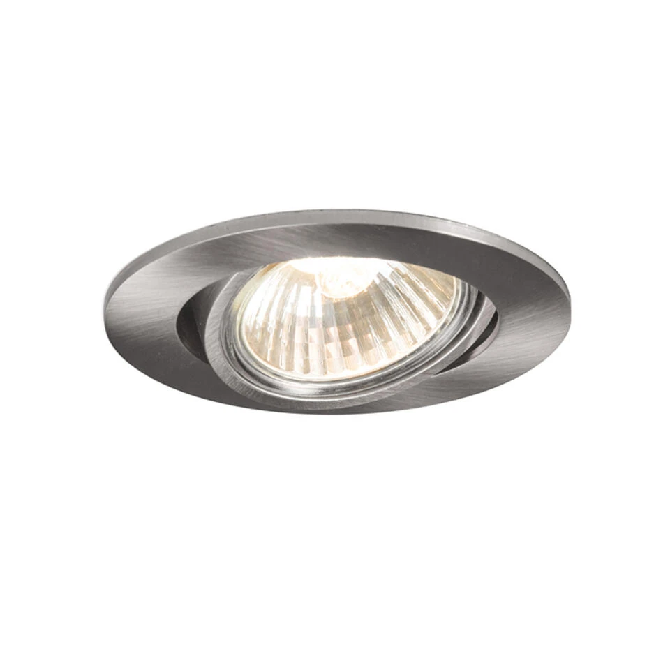 QAZQA Inbouwspot Kantelbaar Staal - Cisco 1 QAZQA Inbouwspot Kantelbaar Staal - Cisco