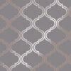 Dutch Wallcoverings - Indulgence Geo Grey/rose - 0,53x10,05m