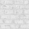 Dutch Wallcoverings Indulgence Metallic Brick Grey/silver 0,53x10,05m