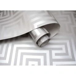 Dutch Wallcoverings - Indulgence Maze Grey - 0,53x10,05m -Huishoudelijke Voorwerpen Winkel 1000018989 0103