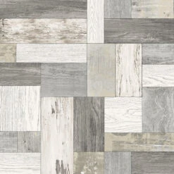 Dutch Wallcoverings - Trilogy Knock On Wood Grey - 0,53x10,05m