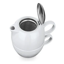 Merkloos Theepot - Tea For One Set - Inclusief Theebeker - 430 Ml -Huishoudelijke Voorwerpen Winkel 1000022119 0103