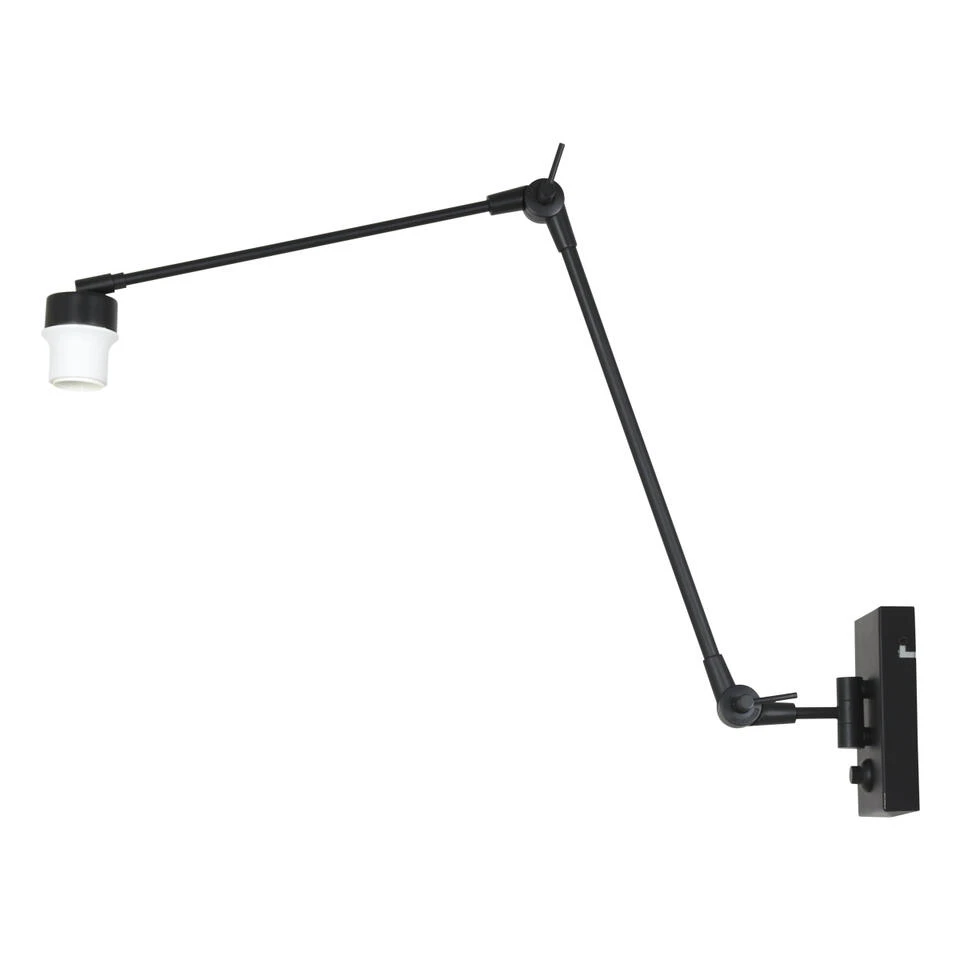 Steinhauer Wandlamp Prestige - 1 Lichts - 80x45 Cm - Zwart 2 Steinhauer Wandlamp Prestige - 1 Lichts - 80x45 Cm - Zwart - Afbeelding 2