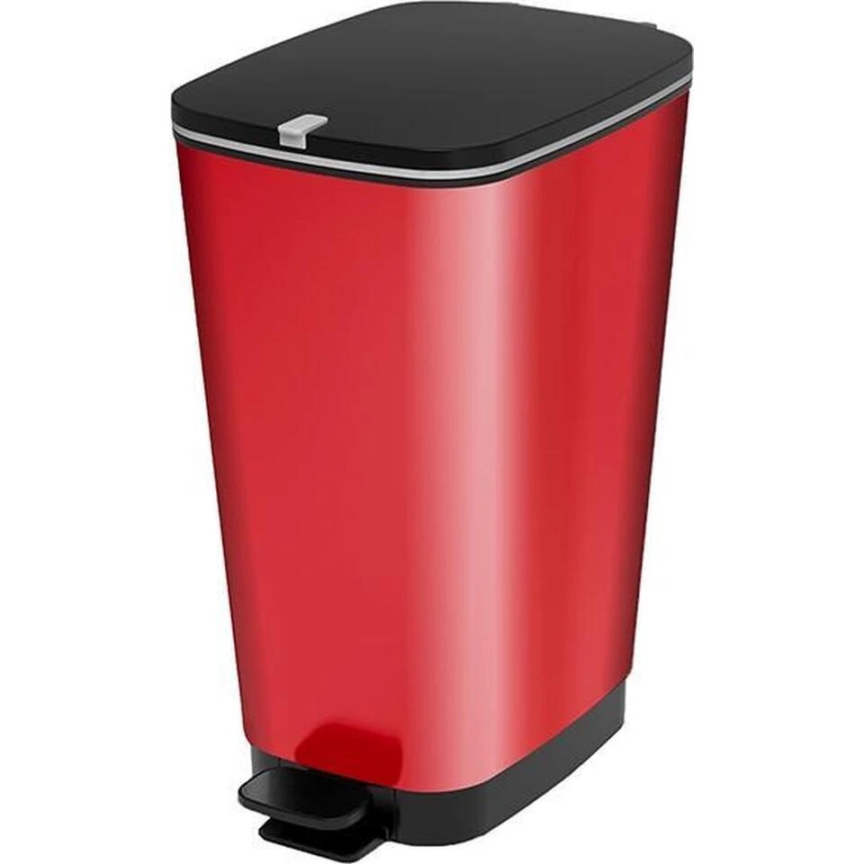 Kis Chic Bin Pedaalemmer - 50L - Rood 1 Kis Chic Bin Pedaalemmer - 50L - Rood