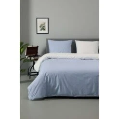 Ten Cate Katoenen Double Face Eenpersoons Dekbedovertrek - 140x200/220 - Almeria 6 Ten Cate Katoenen Double Face Eenpersoons Dekbedovertrek - 140x200/220 - Almeria -Huishoudelijke Voorwerpen Winkel 1000023920 0110