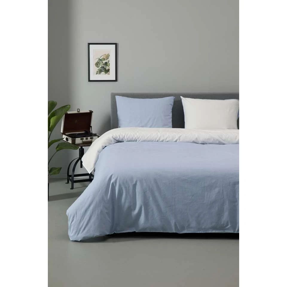 Ten Cate Katoenen Double Face Eenpersoons Dekbedovertrek - 140x200/220 - Almeria 3 Ten Cate Katoenen Double Face Eenpersoons Dekbedovertrek - 140x200/220 - Almeria - Afbeelding 3