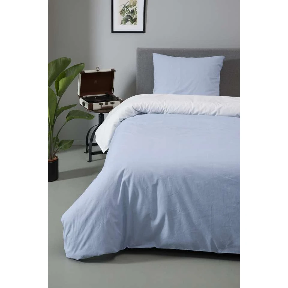 Ten Cate Katoenen Double Face Eenpersoons Dekbedovertrek - 140x200/220 - Almeria 4 Ten Cate Katoenen Double Face Eenpersoons Dekbedovertrek - 140x200/220 - Almeria - Afbeelding 4
