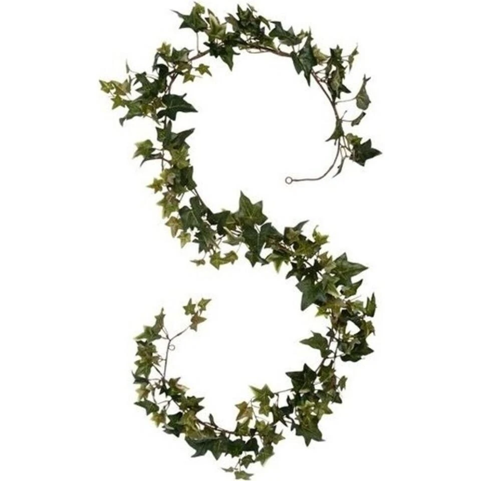 Merkloos Kunstplant Hedera - Klimop - Groen - Tak - 180 Cm 2 Merkloos Kunstplant Hedera - Klimop - Groen - Tak - 180 Cm - Afbeelding 2