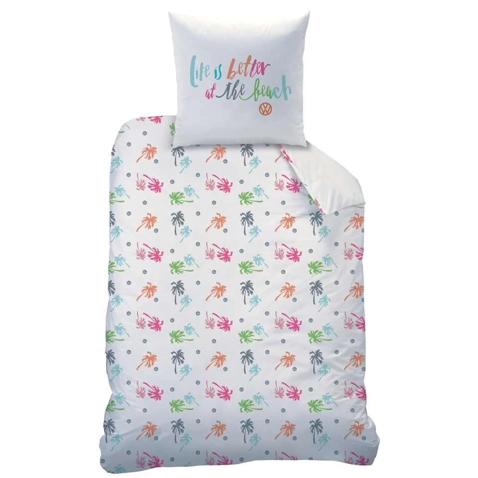 Volkswagen Dekbedovertrek Paradise - Eenpersoons - 140 X 200 Cm - Polycotton 2 Volkswagen Dekbedovertrek Paradise - Eenpersoons - 140 X 200 Cm - Polycotton - Afbeelding 2