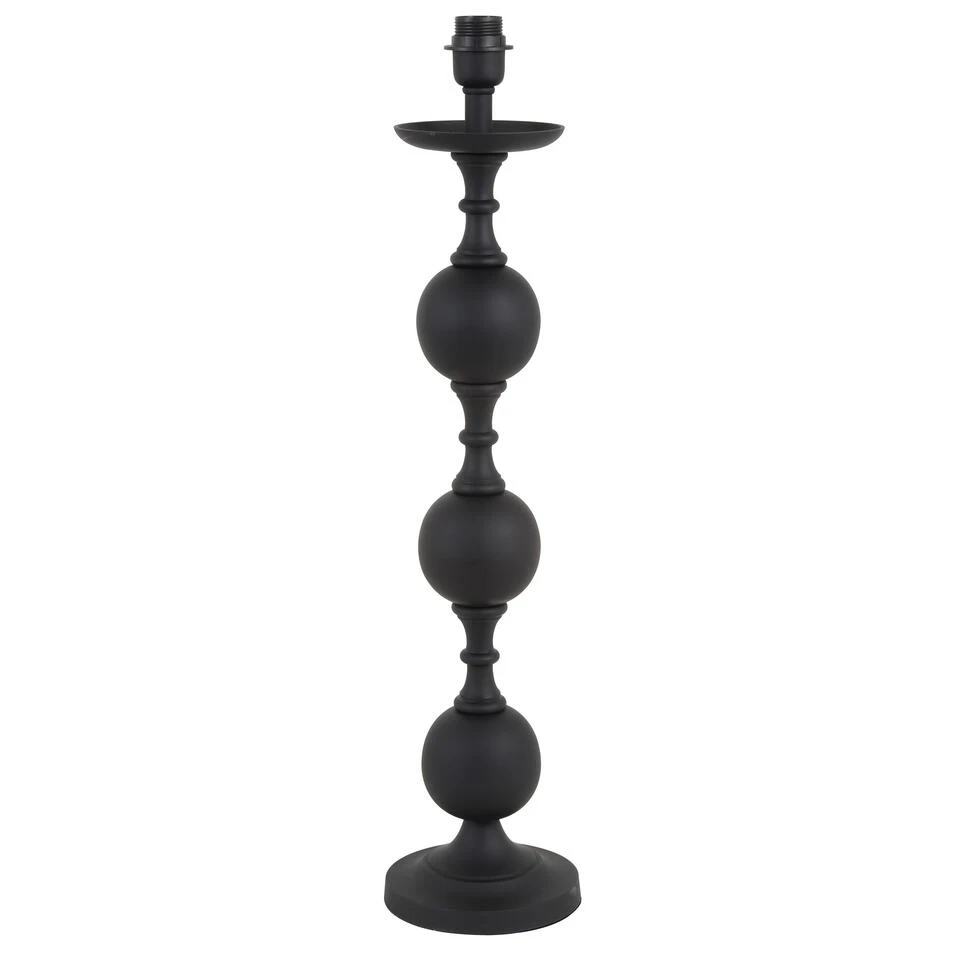 Lampvoet Lesane - Zwart - Ø17cm 1 Lampvoet Lesane - Zwart - Ø17cm