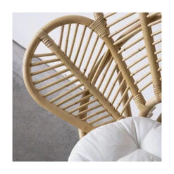 Giga Meubel Rotan Stoel - Zithoogte 43cm - 90x40x94cm - Leaf Chair Rotan -Huishoudelijke Voorwerpen Winkel 1000027546 0103