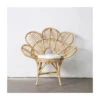 Giga Meubel Rotan Stoel - Zithoogte 43cm - 90x40x94cm - Leaf Chair Rotan