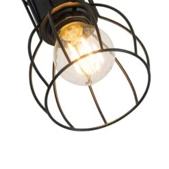 QAZQA Moderne Wandlamp Zwart Staal Verstelbaar - Botu 6 QAZQA Moderne Wandlamp Zwart Staal Verstelbaar - Botu -Huishoudelijke Voorwerpen Winkel 1000031272 0102