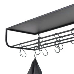 LOFT42 Milan Kapstok - Zwart – Metaal – 12 S Haken -Huishoudelijke Voorwerpen Winkel 1000032529 0103