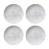 Orange85 Gebaksbordjes Taart 4 Stuks Wit 19cm Marmer