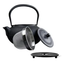 Orange85 Theepot Met Onderzetter Tetsubin Japans Theebus Zwart 1.5L Gietijzer 7 Orange85 Theepot Met Onderzetter Tetsubin Japans Theebus Zwart 1.5L Gietijzer -Huishoudelijke Voorwerpen Winkel 1000033126 0111