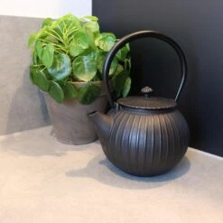 Orange85 Gietijzeren Theepot Aziatisch 1.2L Bol Streeppatroon Zwart Gietijzer 7 Orange85 Gietijzeren Theepot Aziatisch 1.2L Bol Streeppatroon Zwart Gietijzer -Huishoudelijke Voorwerpen Winkel 1000033127 0111