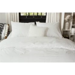 Walra - Dekbedovertrek Pretty Pom Pom - 200x220 Cm - Wit -Huishoudelijke Voorwerpen Winkel 1000034093 0102