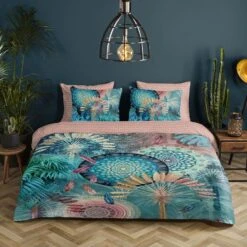 HIP Dekbedovertrek "Kanya" - Multi - (200x220 Cm) -Huishoudelijke Voorwerpen Winkel 1000034449 0103