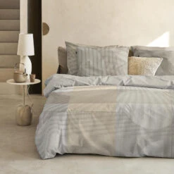 Damai Dekbedovertrek Base - Katoen - 260x200/220 Cm - Beige -Huishoudelijke Voorwerpen Winkel 1000034813 0102