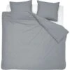 Damai Dekbedovertrek Organic Satijn Grey-2-persoons (200 X 200/220 Cm)