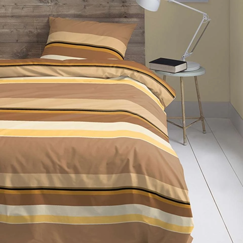 Cinderella Dekbedovertrek Flanel Cuba Caramel-Lits-jumeaux (240 X 200/220 Cm) 3 Cinderella Dekbedovertrek Flanel Cuba Caramel-Lits-jumeaux (240 X 200/220 Cm) - Afbeelding 3
