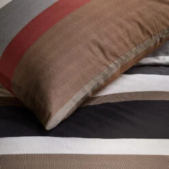 Damai Dekbedovertrek Casa - Katoen - 200x200/220 Cm Casa - Brown -Huishoudelijke Voorwerpen Winkel 1000035216 0102