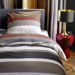 Damai Dekbedovertrek Casa - Katoen - 200x200/220 Cm Casa - Brown -Huishoudelijke Voorwerpen Winkel 1000035216 0103