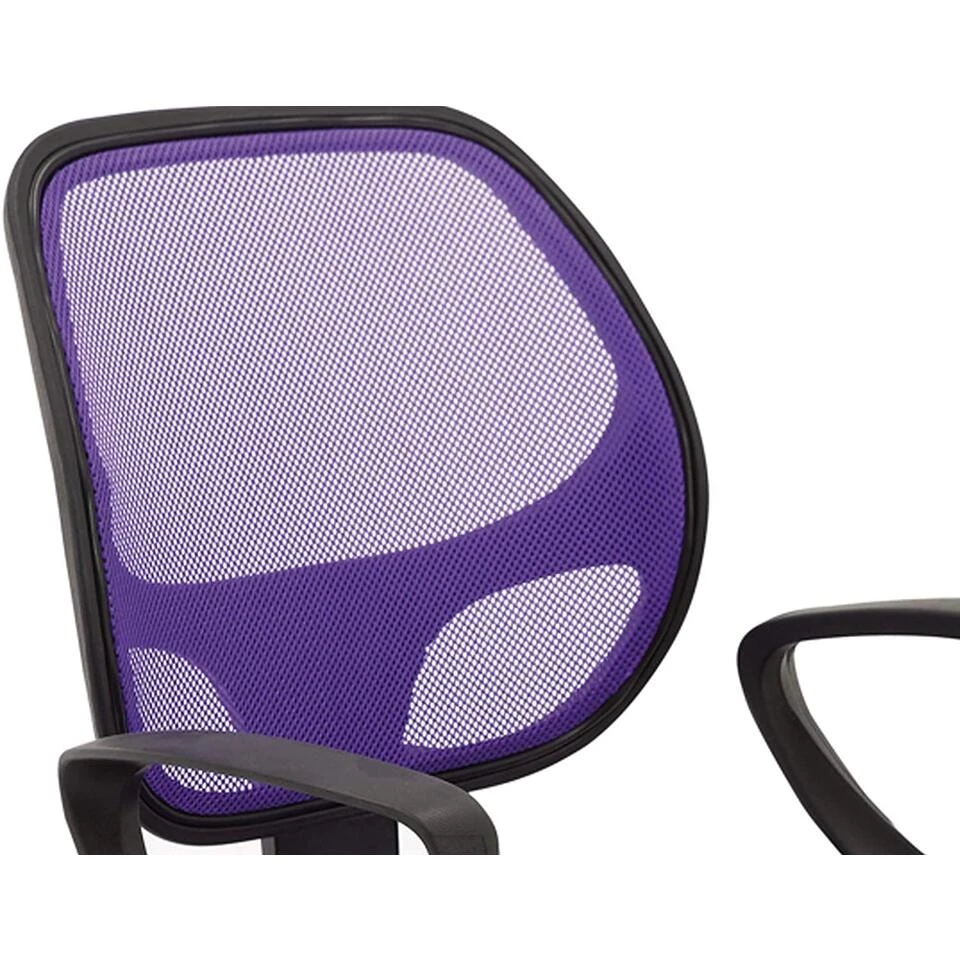 ACAZA Bureaustoel Buritos - Solide, Verstelbaar En Ergonomisch - Lila 2 ACAZA Bureaustoel Buritos - Solide, Verstelbaar En Ergonomisch - Lila - Afbeelding 2