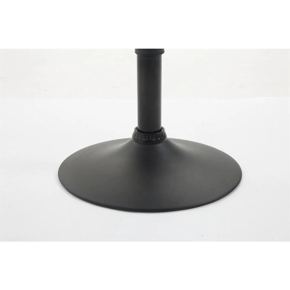 CLP Barkruk Braga Zwart Frame Stof - Taupe 4 CLP Barkruk Braga Zwart Frame Stof - Taupe - Afbeelding 4