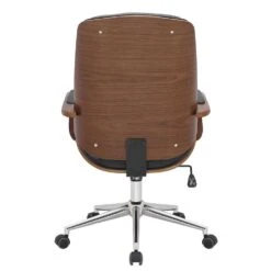 CLP Bureaustoel Yankton - Zwart -Huishoudelijke Voorwerpen Winkel 1000043379 0103