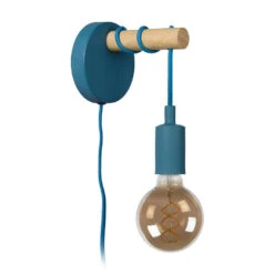 Lucide POLA Wandlamp - Blauw -Huishoudelijke Voorwerpen Winkel 1000044677 0102