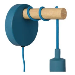 Lucide POLA Wandlamp - Blauw -Huishoudelijke Voorwerpen Winkel 1000044677 0103