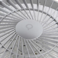 QAZQA Plafondventilator Zilver Met Ster Effect Dimbaar - Climo 7 QAZQA Plafondventilator Zilver Met Ster Effect Dimbaar - Climo -Huishoudelijke Voorwerpen Winkel 1000045437 0103