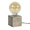 Hoyz - Tafellamp Block - Zwart Nikkel - Industrieel - 10x10x10
