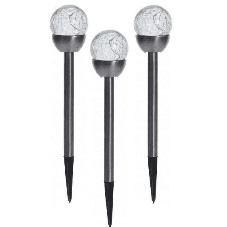 Pro Garden Prikspot - 5 Stuks - Solar - Bollen - 36 Cm 1 Pro Garden Prikspot - 5 Stuks - Solar - Bollen - 36 Cm