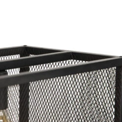 QAZQA Industriële Hanglamp Zwart 118 Cm 4-lichts - Cage Mesh 7 QAZQA Industriële Hanglamp Zwart 118 Cm 4-lichts - Cage Mesh -Huishoudelijke Voorwerpen Winkel 1000046712 0103