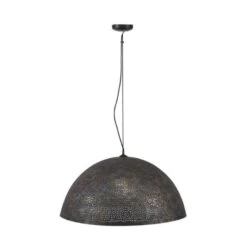 Hanglamp Industrieel Aya Zwart Bruin 70 Cm - 70x70x150 Cm - Metaal - Zwart -Huishoudelijke Voorwerpen Winkel 1000047505 0102