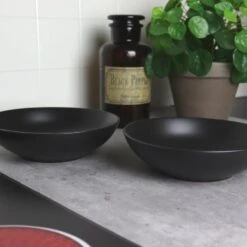 Orange85 Bord 6 Stuks Diep - Soepborden - Zwart Mat Diameter 20,5cm Aardewerk 6 Orange85 Bord 6 Stuks Diep - Soepborden - Zwart Mat Diameter 20,5cm Aardewerk -Huishoudelijke Voorwerpen Winkel 1000049529 0110