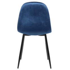 CLP Eetkamerstoel Napier Fluweel Blauw 7 CLP Eetkamerstoel Napier Fluweel Blauw -Huishoudelijke Voorwerpen Winkel 1000054352 0103