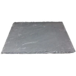 Merkloos 1x Leisteen Serveerplanken/onderzetters 30 X 30 Cm