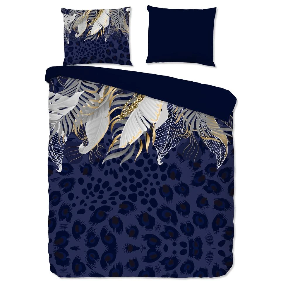 Pure Dekbedovertrek "Sofia" - Blauw - (140x220 Cm) 1 Pure Dekbedovertrek "Sofia" - Blauw - (140x220 Cm)